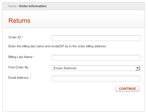 Guest login form