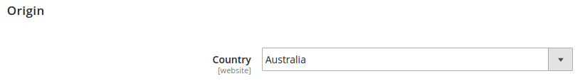 Magento 2 Shipping Origin Settings